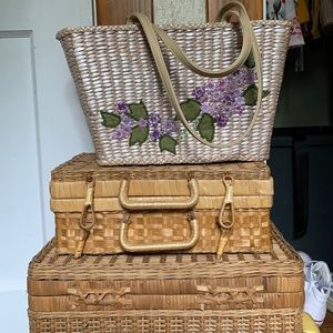 Capelli staworld inc vintage basket style handbag